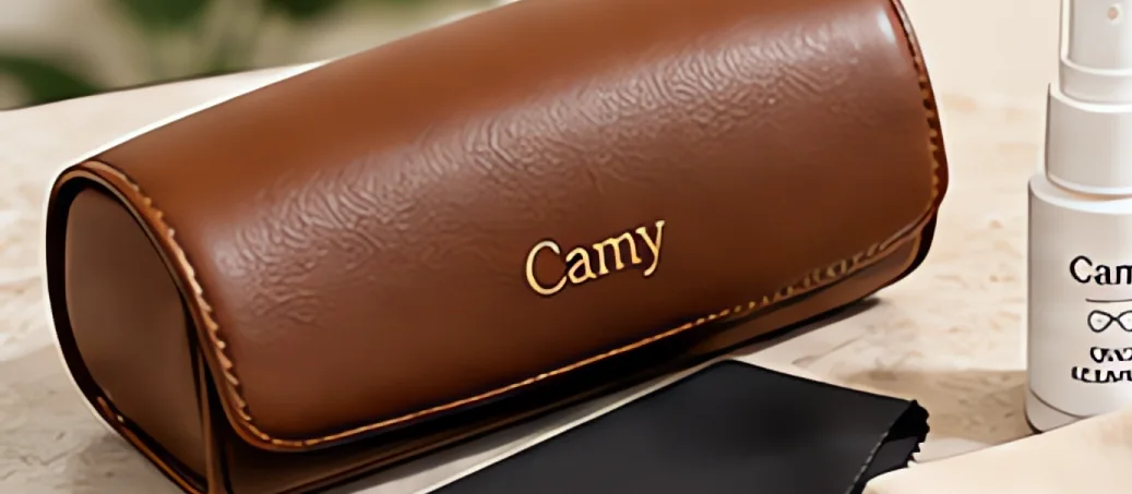 Hộp đựng kính da Camy
